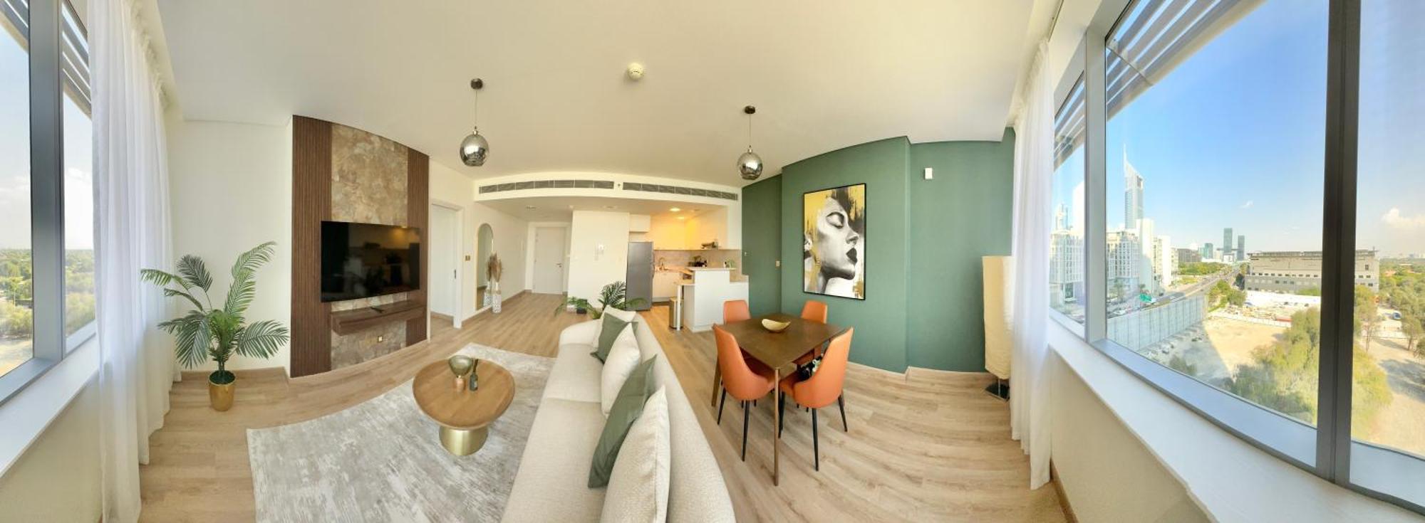 شقة 1 Bedroom Elegant & Spacious At Sky Gardens Difc دبي
